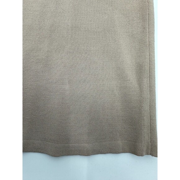 Eloquii Tie Waist Midi Skirt Plus Size 18/20 Oxford Tan Knit Bodycon High Waist - Picture 7 of 12